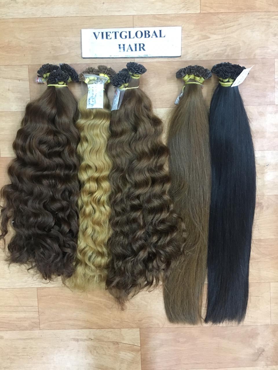 I Tip Color 613 Curly Human Hair Vietglobal Hair